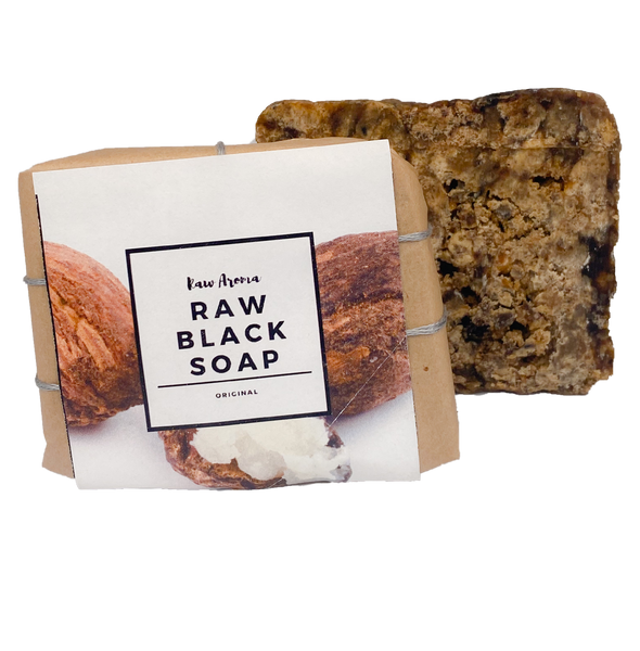 Raw African Black Soap